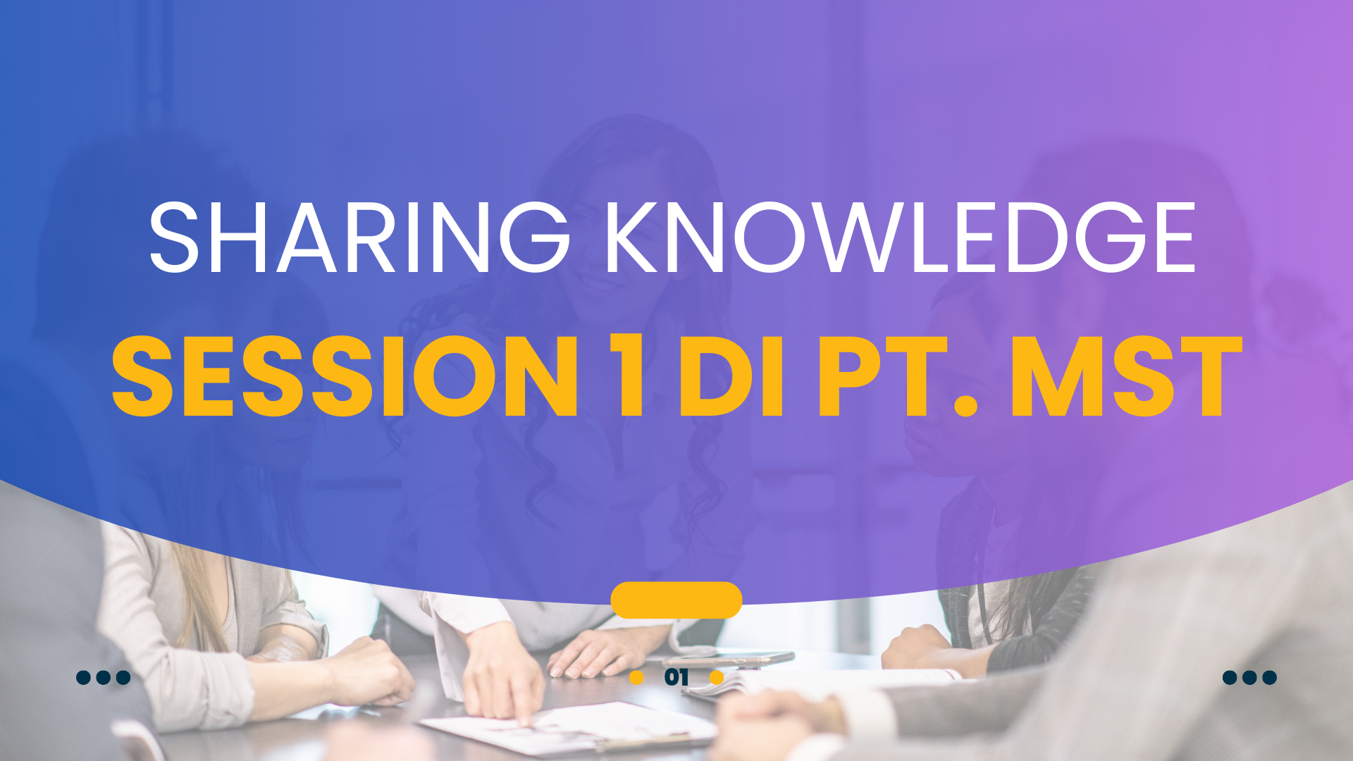 Berbagi Ilmu, Membangun Sinergi: Semangat Kolaborasi dalam Sharing Knowledge Session 1 di PT. MST