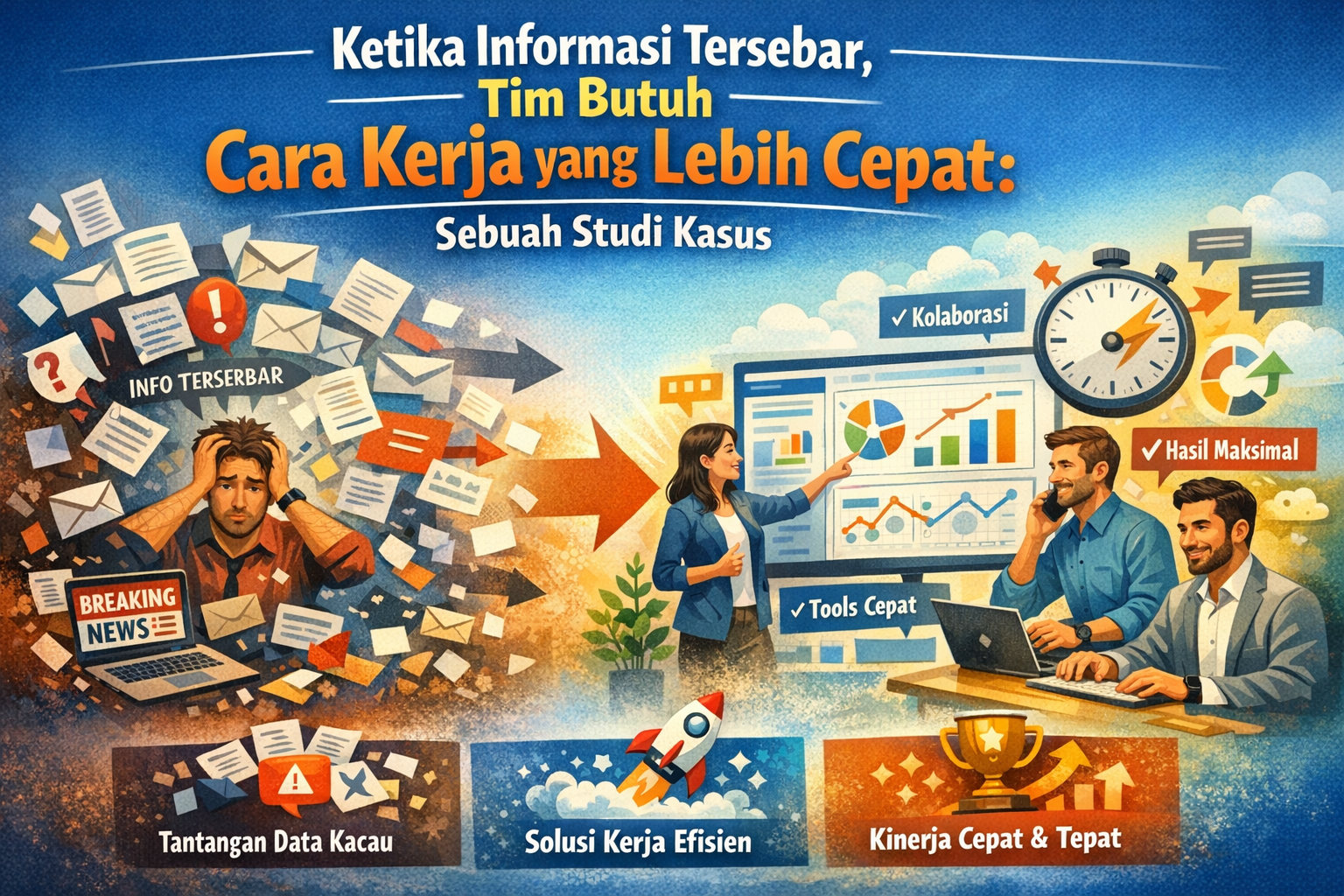 Ketika Informasi Tersebar, Tim Butuh Cara Kerja yang Lebih Cepat: Sebuah Studi Kasus